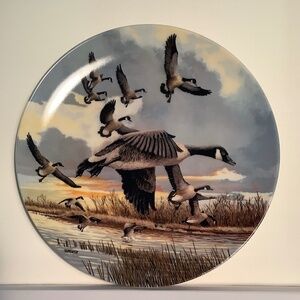 Set of 3 limited edition plates by Dominion China.